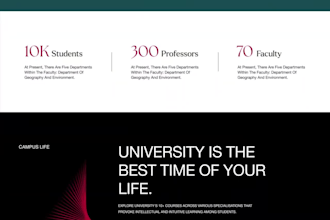 build school and college website online course wordpress elearning website