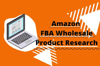be your amazon wholesale virtual assistant, amazon fba product research