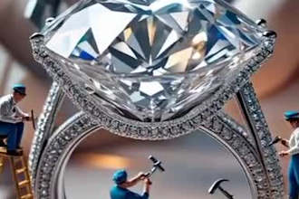 create ai jewelry design, 3d cad jewelry, 3d ai miniature, ai jewelry video