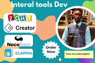 build zoho creator, CRM campaigns portal automation nocobase clappia