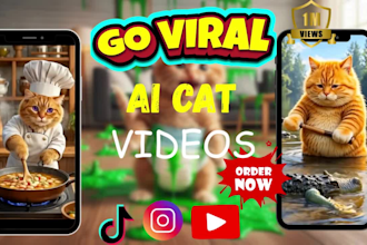 create viral ai cat videos, animal stories, and rescue videos with daily viral