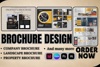 design create redesign landscape construction property law company brochure