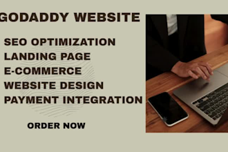 design your godaddy website from scratch