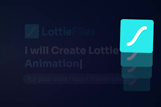 lottie animation for your illustration in GIF and json