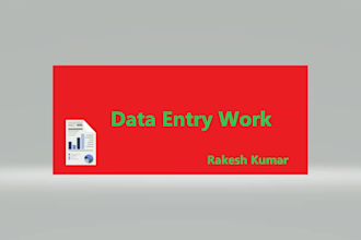 do data entry, data insertion within 12 hours