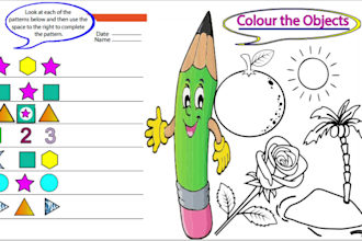 do sketch art, image restoration, raster to HD, kids worksheets