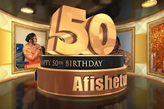 stunning  photo slideshow  3d animated video for any event
