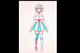 vtuber commission rig live2d 3d vtuber model vrchat anime
