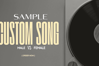 create custom ai song from any lyrics with any style