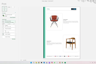 product catalog in excel, google sheets or pdf for retail or wholesale
