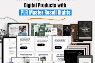 give you millions of digital products and templates with resell rights