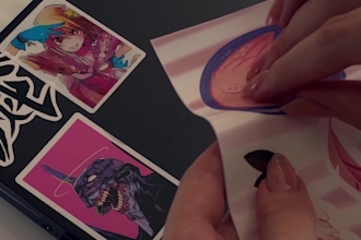 design cute custom stickers for your brand or personal use