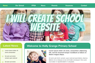 create website for school or educational