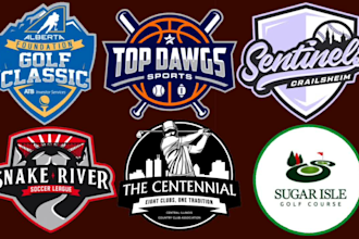 design enduring fantasy football soccer golf baseball club tournament logo