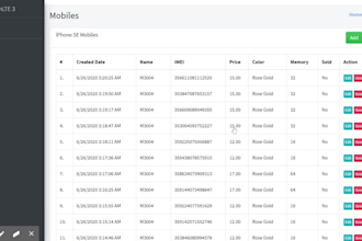 provide mobile shop management system