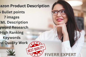 write amazon listing optimization SEO high converting product description