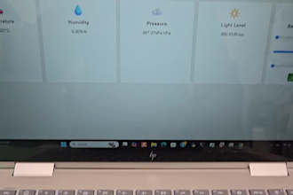 build an iot system with sensor data logging and a web dashboard