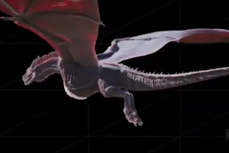 render animal model, 3d dragon animation, rigging, 3d animal hair, compositing
