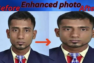 convert low photo to high resolution, and skin retouching