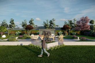 design your dream garden landscape and 2d 3d rendering