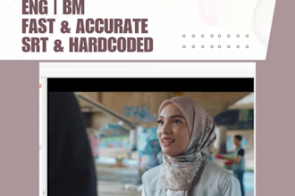 add accurate subtitles or captions malay and english to your videos