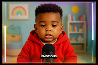 create stunning viral ai baby video podcast, baby talking podcast, baby podcast