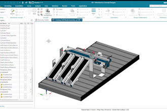 assist in computer aided design and nx mcd tasks
