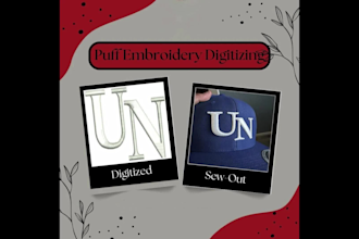 digitize your logo for embroidery machines pes, dst, jef, exp