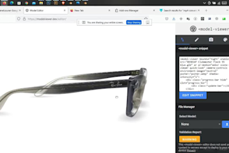 create and convert 3d model glb, gltf, usdz for web ar and shopify