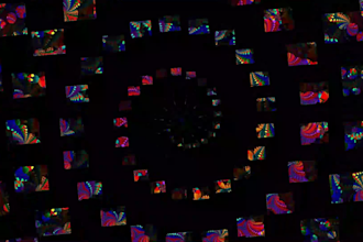 make animated trippy psychedelic visuals lyrical video