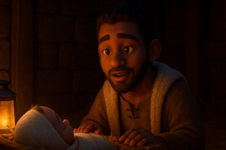 do ai bible story , ai bible storytelling ai 3d animated ai bible long video
