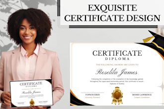 do certificate,diploma, award certificate, custom certificate,voucher,flyer, ged