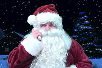 make a personal call to your child at home as Santa