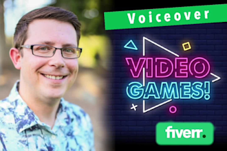 be your video game voice actor