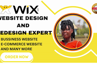 design or redesign wix website, wix ecommerce website, wix online store