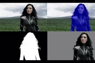 rotoscope, greenscreen  and background removal
