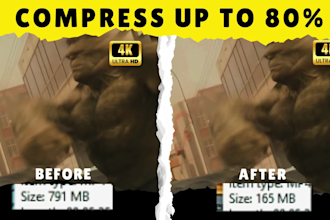 compress your video file size, with no quality loss