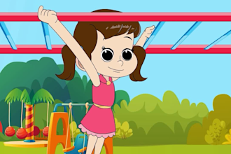create professional 2d animation for kids