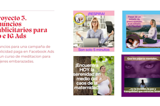 design persuasive ads for fb and ig ads, copys and cta