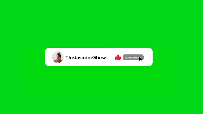 make like, subscribe button, bell icon animation for youtube