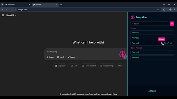 create a chrome and firefox extension