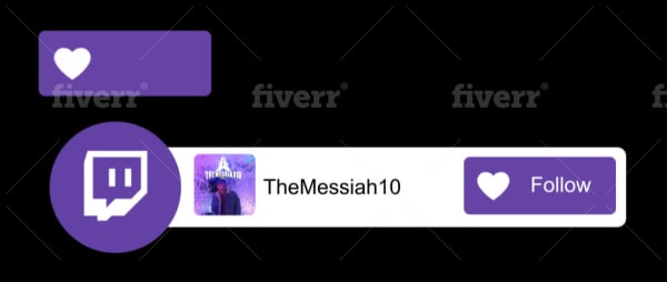 Create your twitch follow animation by Mekashikato