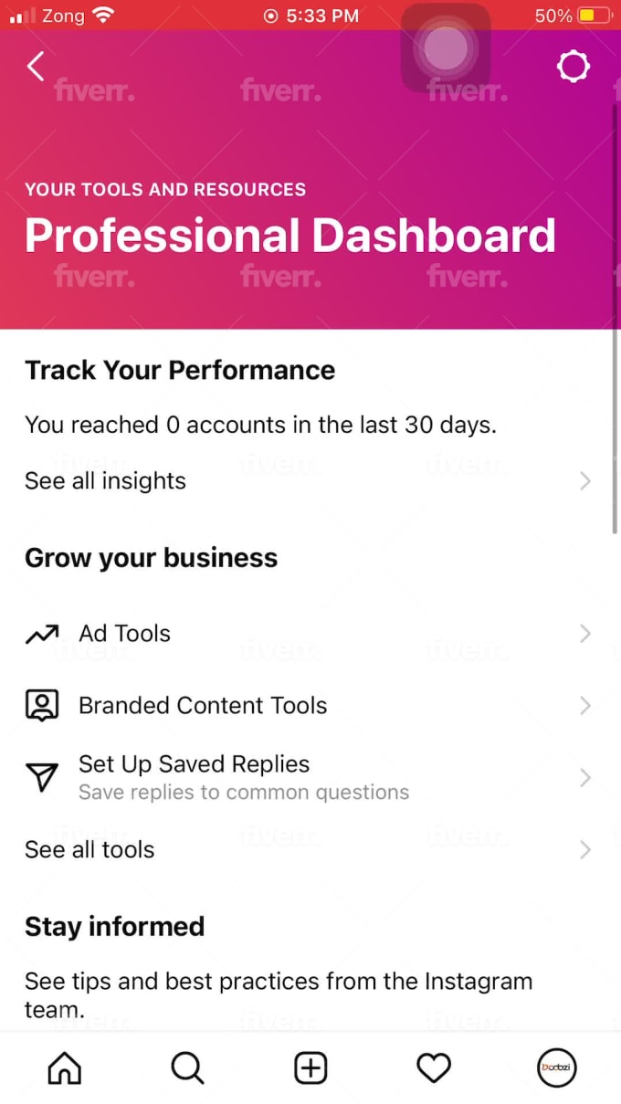 setup your instagram social media account