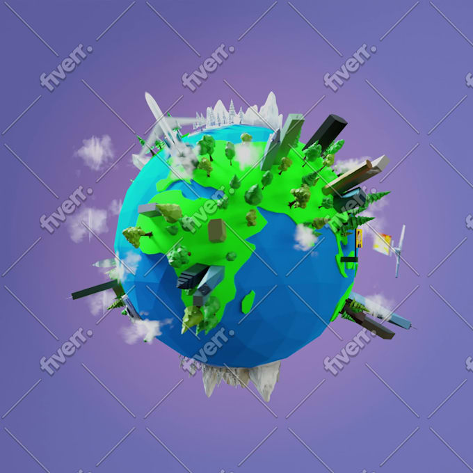 create and animate 3d game art assets and environments