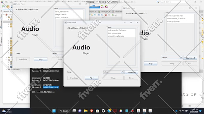 do java oop, java gui, java swing and javafx projects