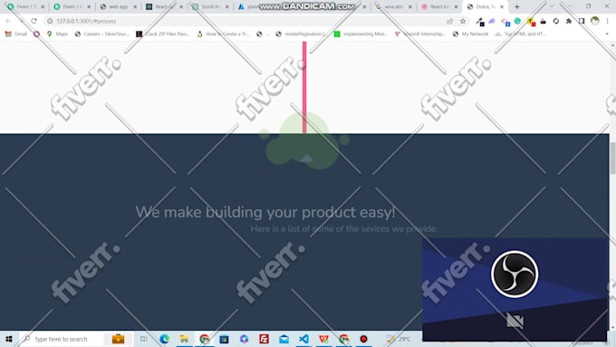offer front end web development