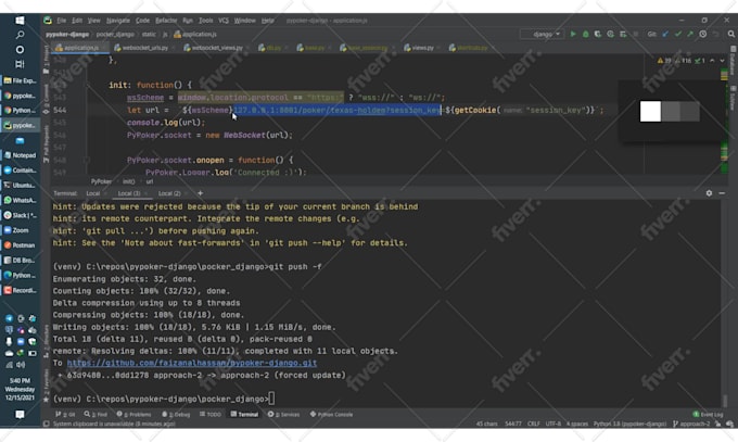 build professional django, flask app or python script
