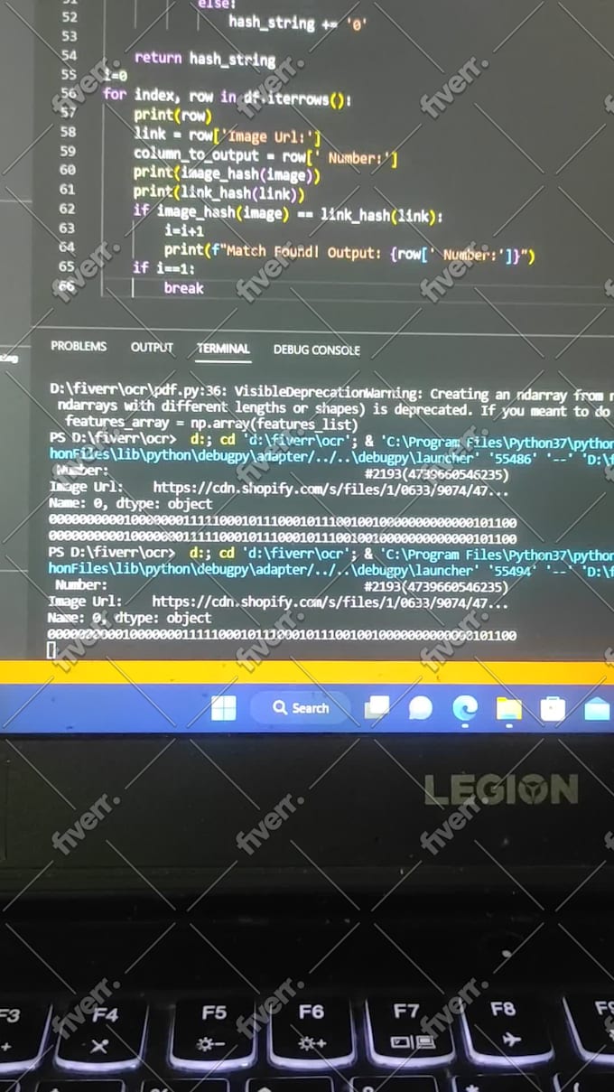 ocr scanned images using python