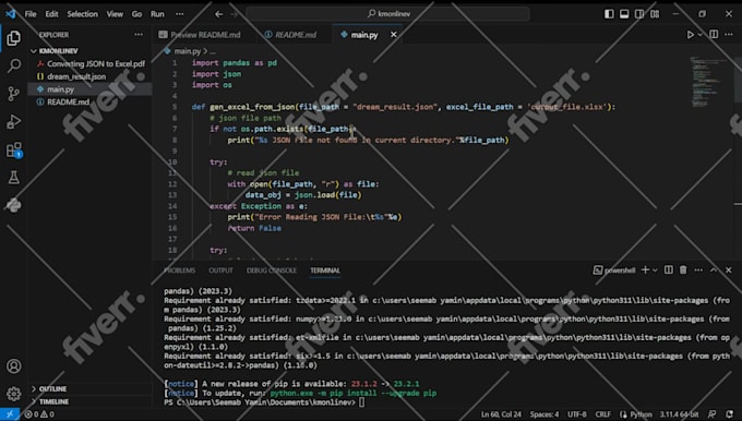 write python scripts to generate documents