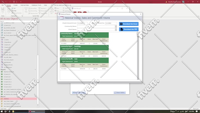 develop ms access database online